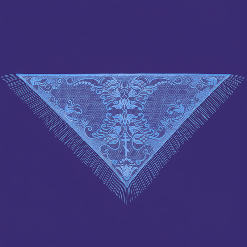 Косынка ритуальная 155х73 см  арт. КО-004.К7,6Ц