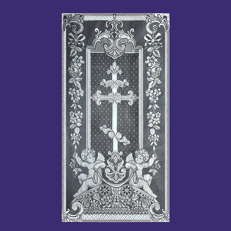 Покрывало ритуальное на подкладке 219х113см арт. ПА-008.12Ч